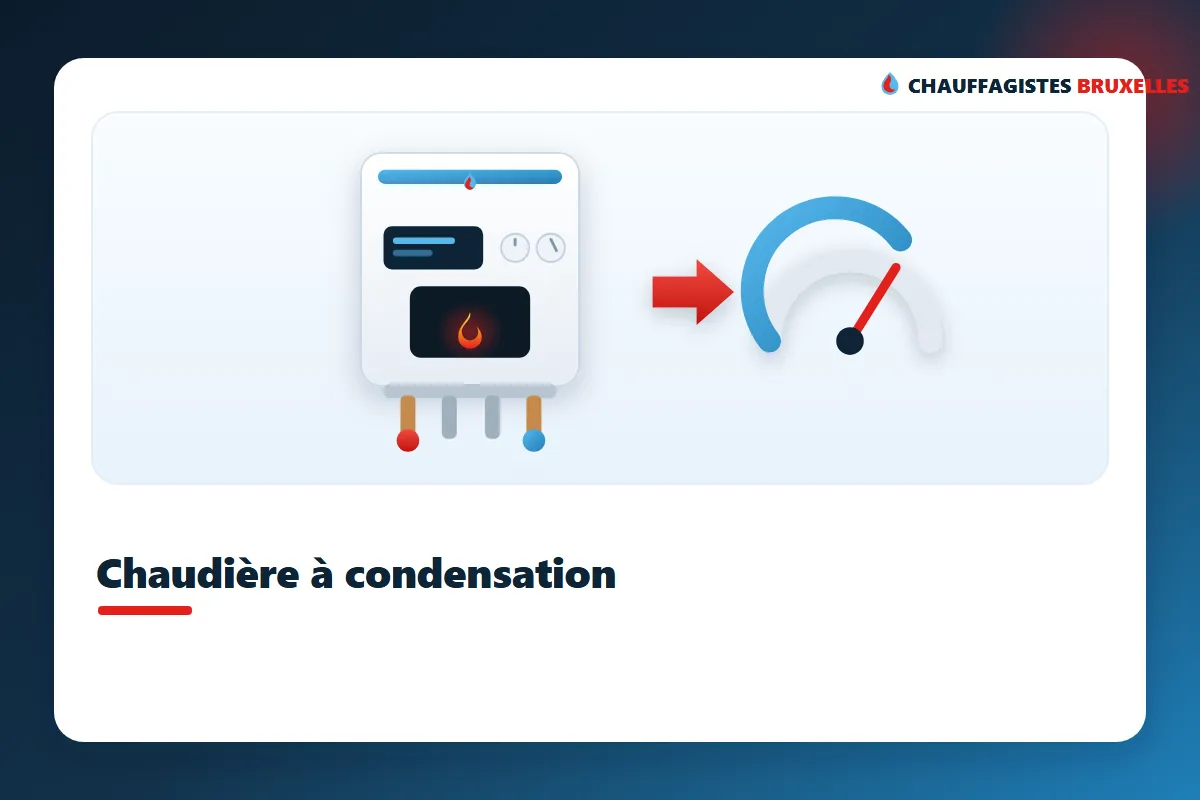 Condensatieketel in Brussel met hoog rendement, op gas of op mazout
