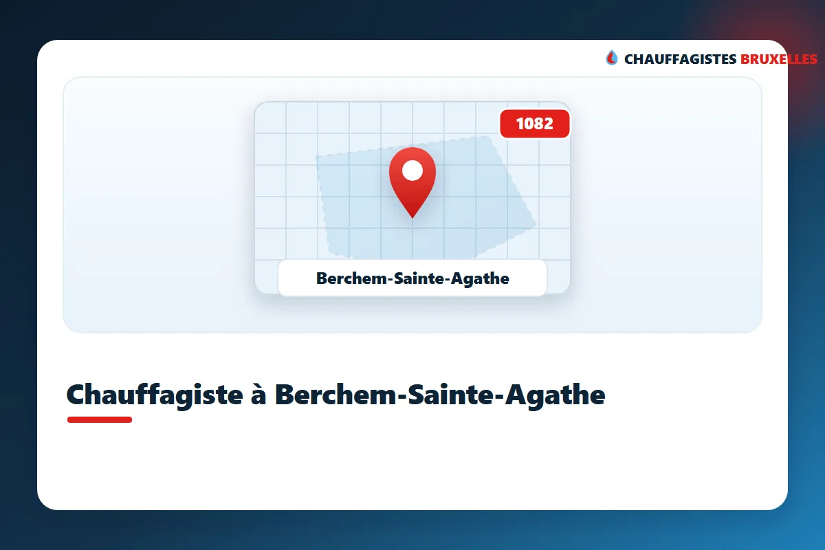 Verwarmingsinstallateur in Sint-Agatha-Berchem voor het onderhoud van de ketel (1082)