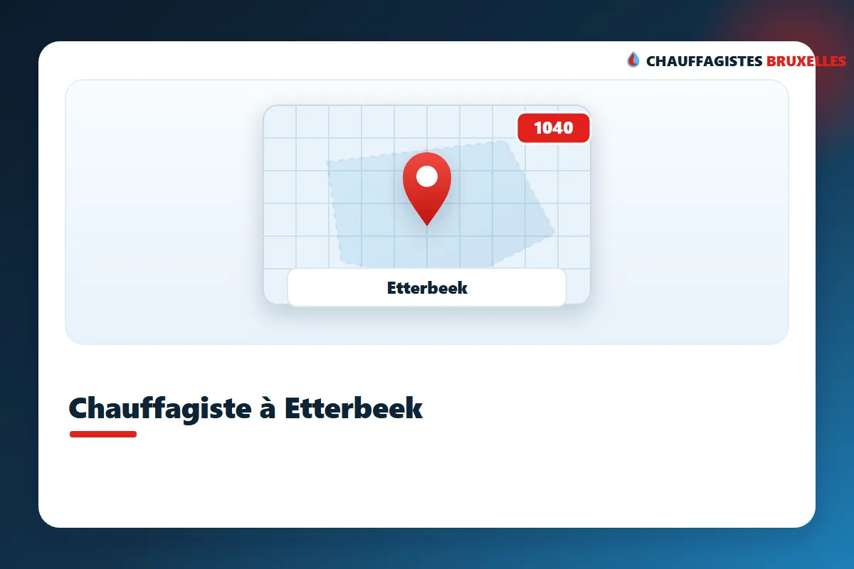 Verwarmingsinstallateur in Etterbeek voor het onderhoud van de ketel (1040)