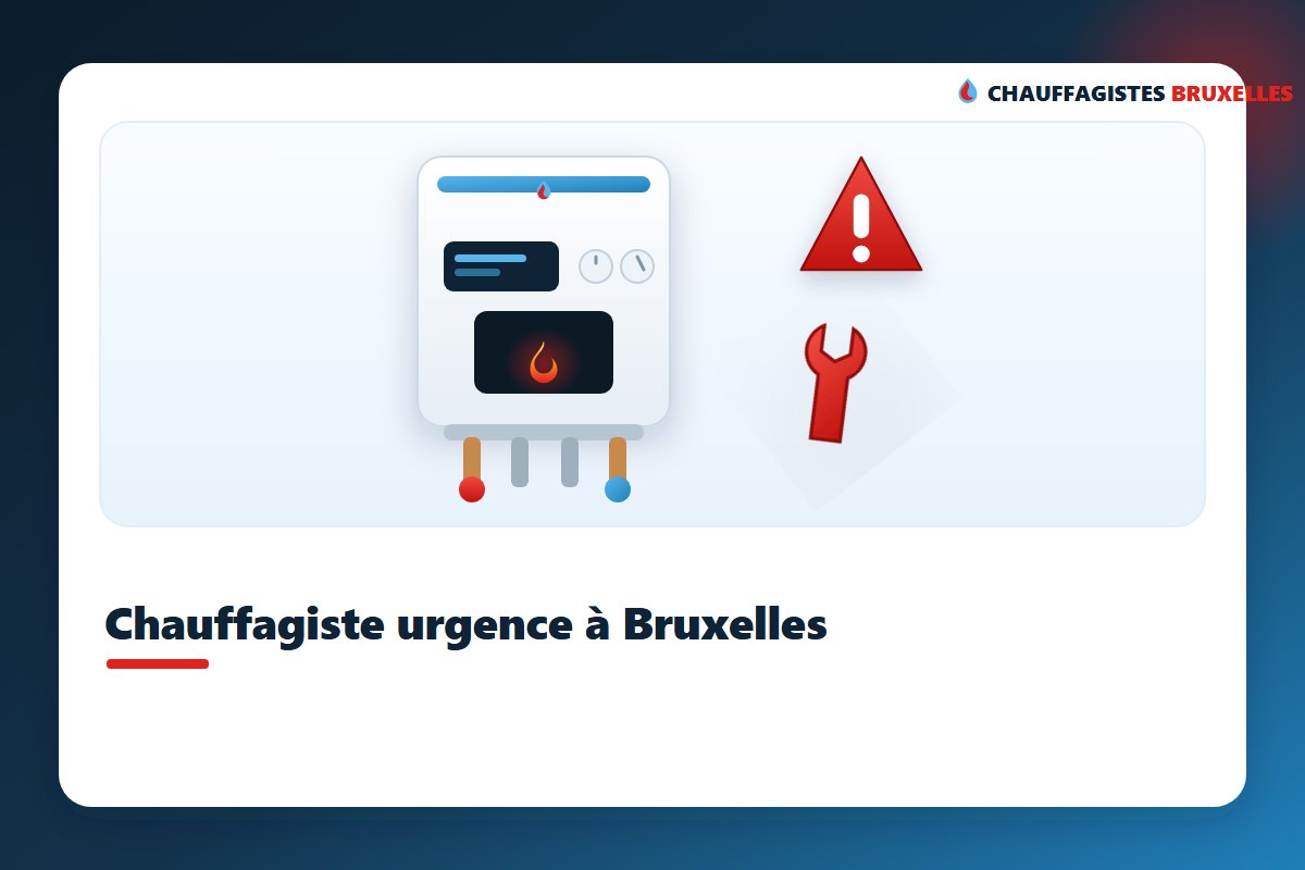 Chauffagiste urgence à Bruxelles pour un dépannage de chaudière 24h