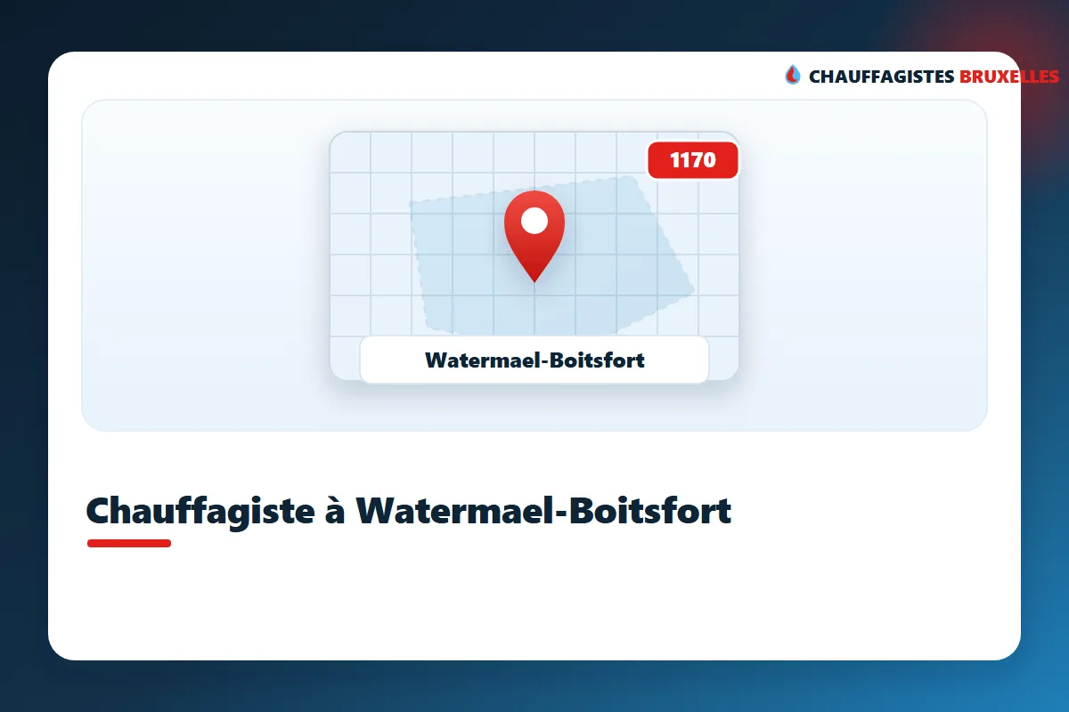 Verwarmingsinstallateur in Watermaal-Bosvoorde voor onderhoud van de ketel (1170)