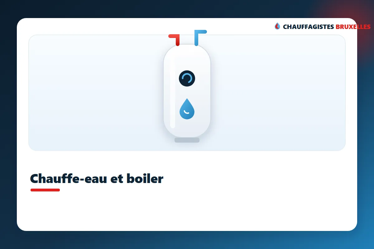 Boiler in Brussel: productie van sanitair warm water