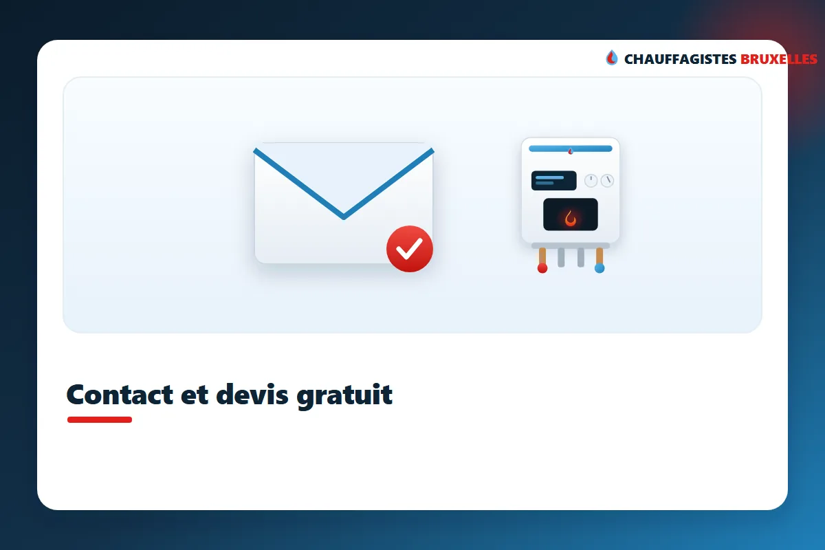 Contacter Chauffagistes Bruxelles pour un devis gratuit d'entretien ou de dépannage