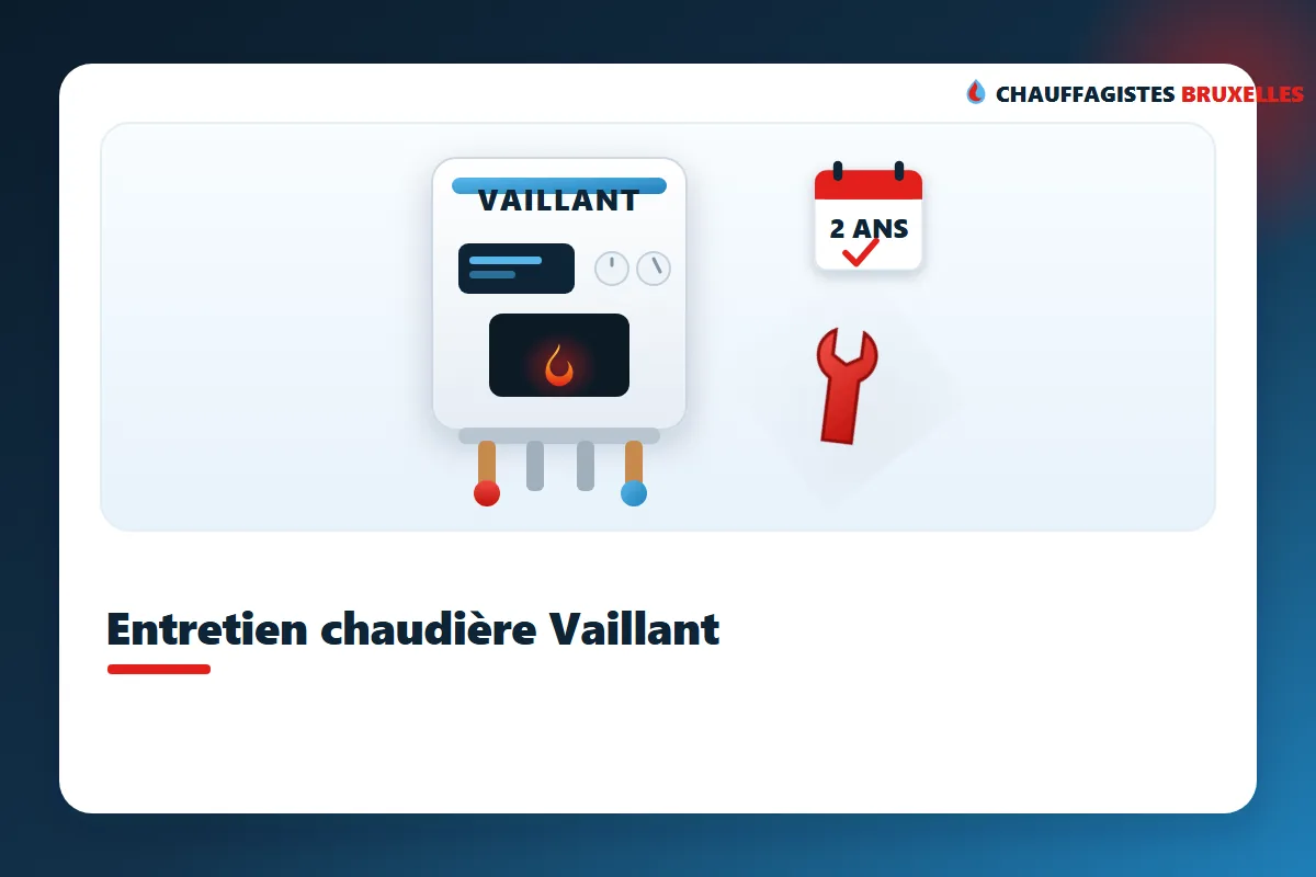 Onderhoud en herstelling van een Vaillant ecoTEC ketel in Brussel
