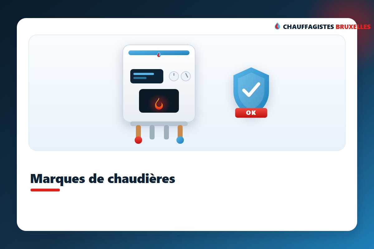 Marques de chaudières à Bruxelles : Vaillant, Buderus, Viessmann et Bulex