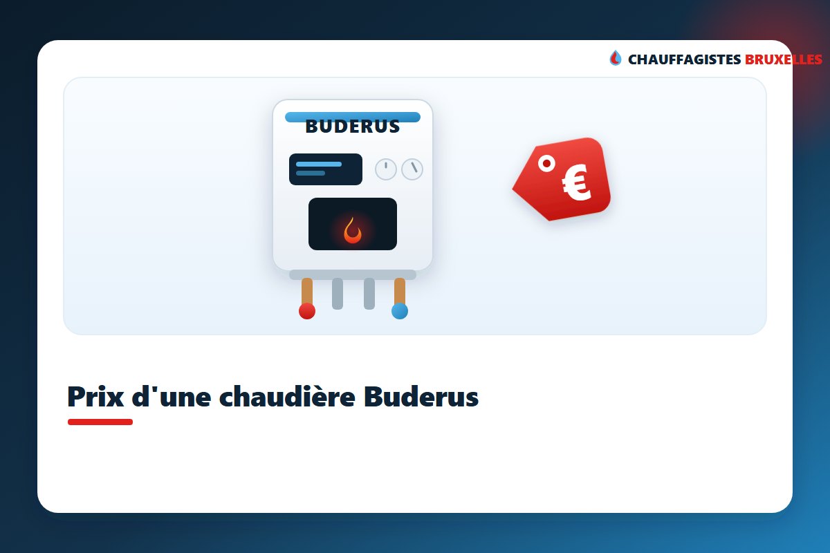 Prix d'une chaudière Buderus Logamax et Logano à Bruxelles selon le combustible
