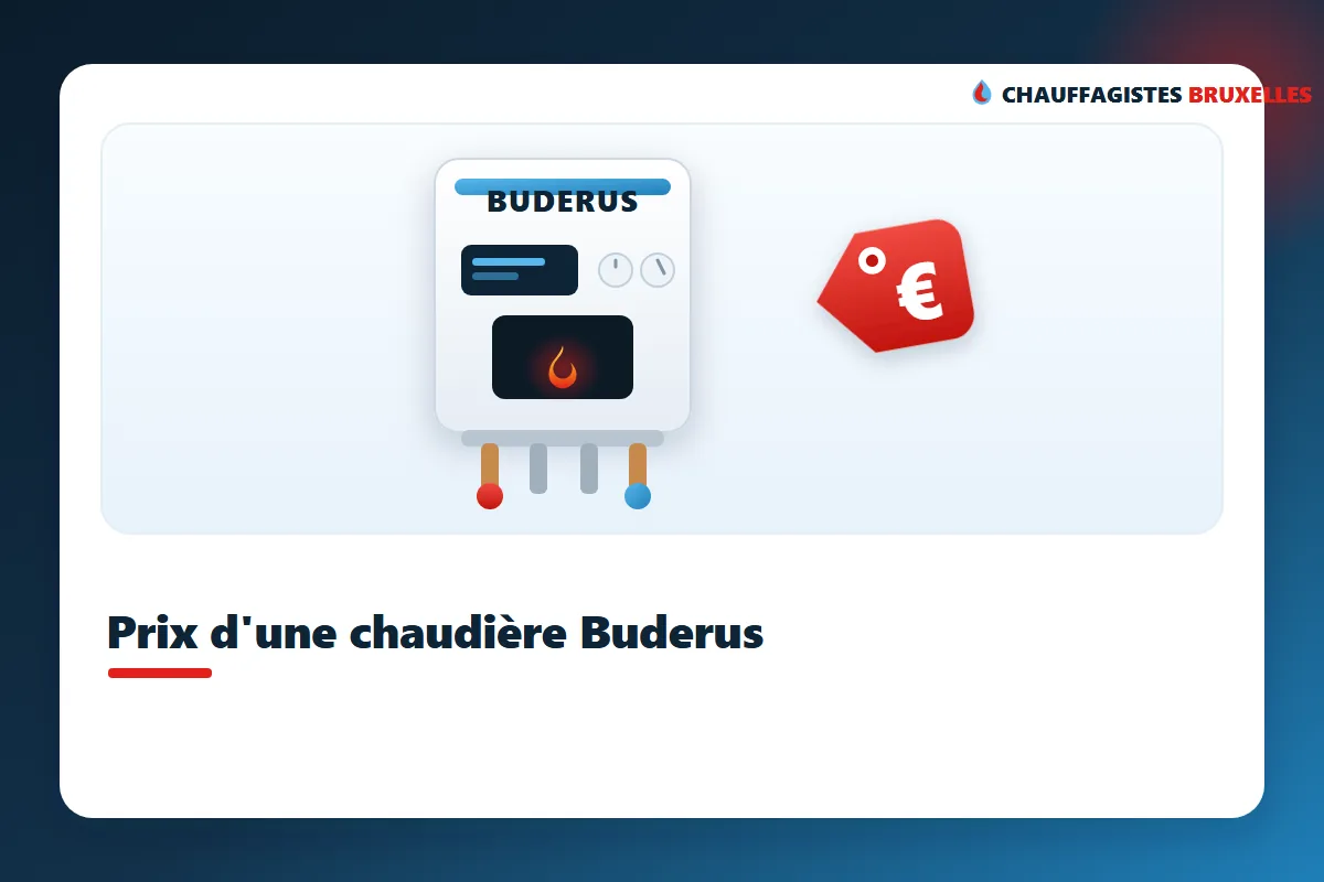 Prijs van een Buderus Logamax en Logano ketel in Brussel naargelang de brandstof